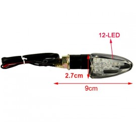 LED knipperlicht Arrow 2 cm arm  (per paar)