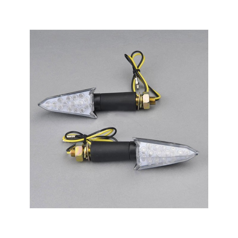 LED knipperlicht Pijl vorm 18 LEDS