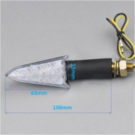 LED knipperlicht Pijl vorm 18 LEDS