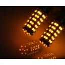 LED BA15s Amber 21W knipperlicht (per paar)
