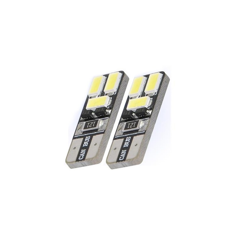LED wit BA9s SMD, BA9 T11 licht (per paar)