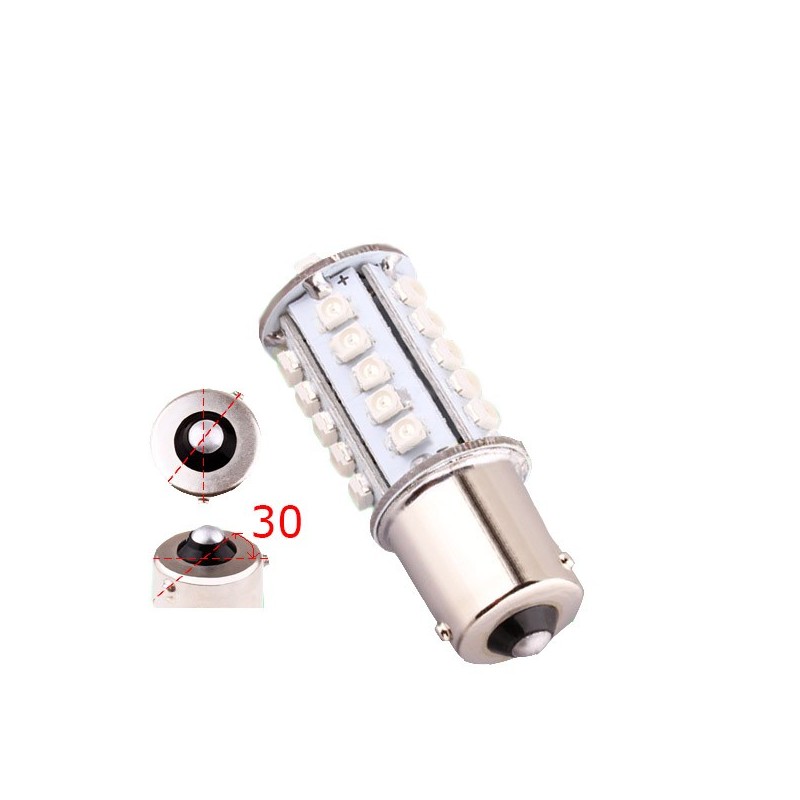 LED BA15s Amber 21W knipperlicht (per paar)