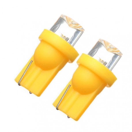 Geel LED Lampje voor dashboard en knipperlichten T10 W5W 12V