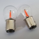 Rood LED remlicht T25 BAY15D 1157 socket