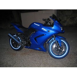 Reflecterende Rimstripe - Blauw -